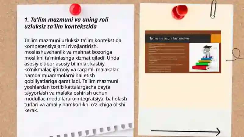 Ta'lim mazmuni 3
