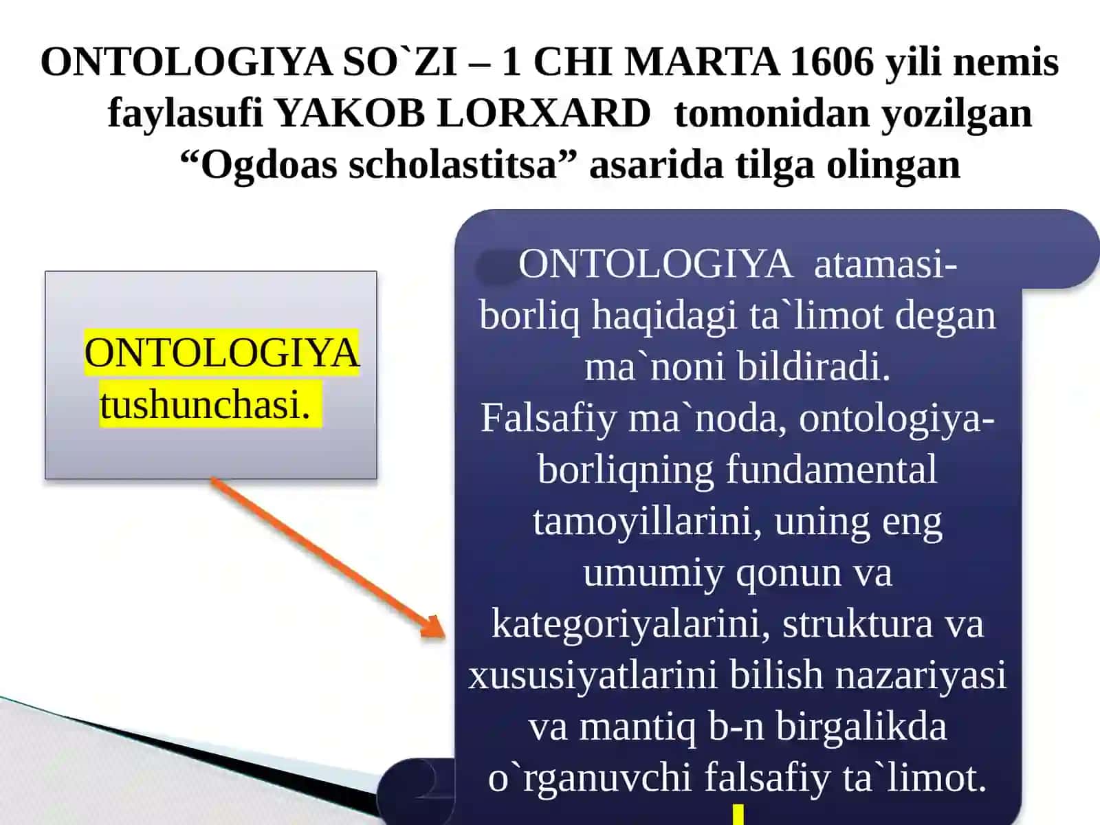 BORLIQ (ONTOLOGIYA) VA RIVOJLANISH (DIALEKTIKA) FALSAFASI 3