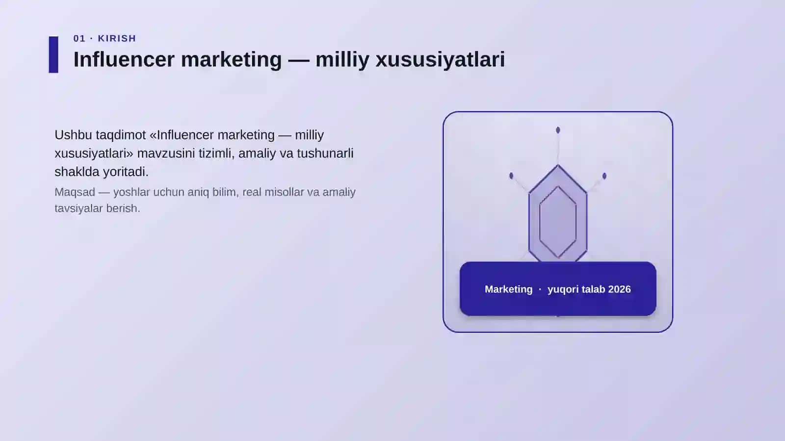 Influencer marketing — milliy xususiyatlari 3