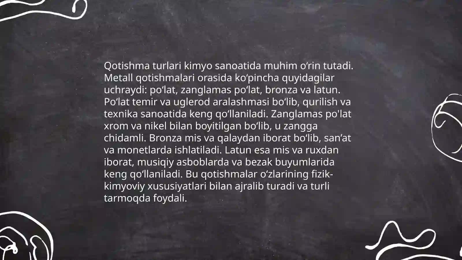 Qotishmalar va ularning turlari 3