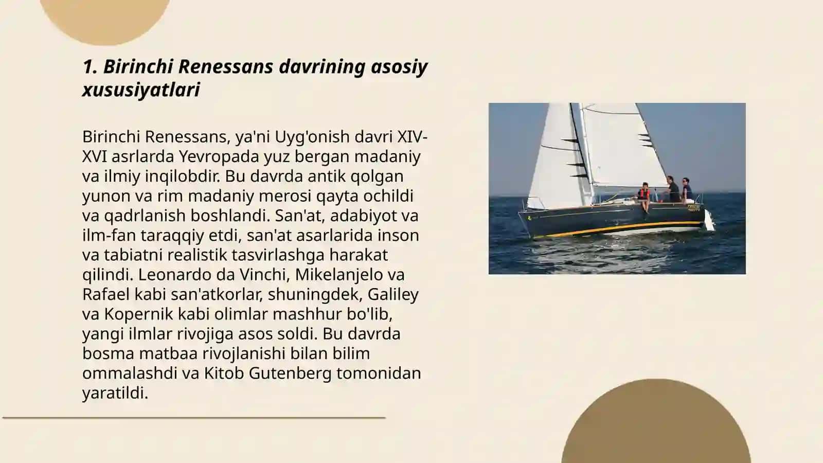 Birinchi Renessans 3