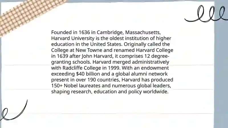 Harvard University 3