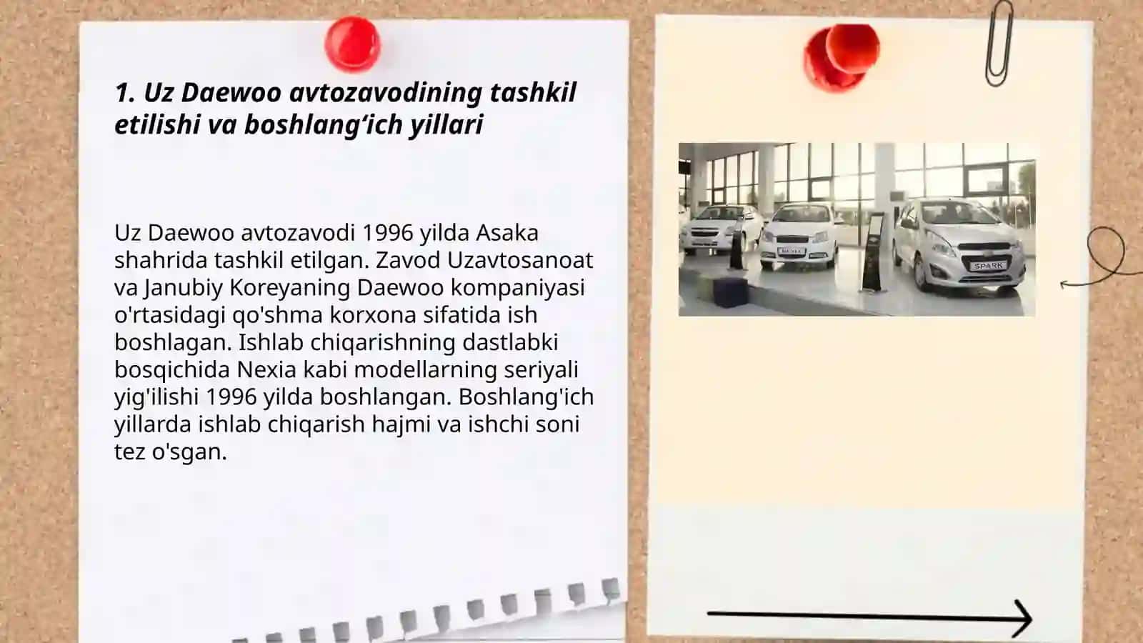 Uz Daewoo avtozavodining tarixi 3