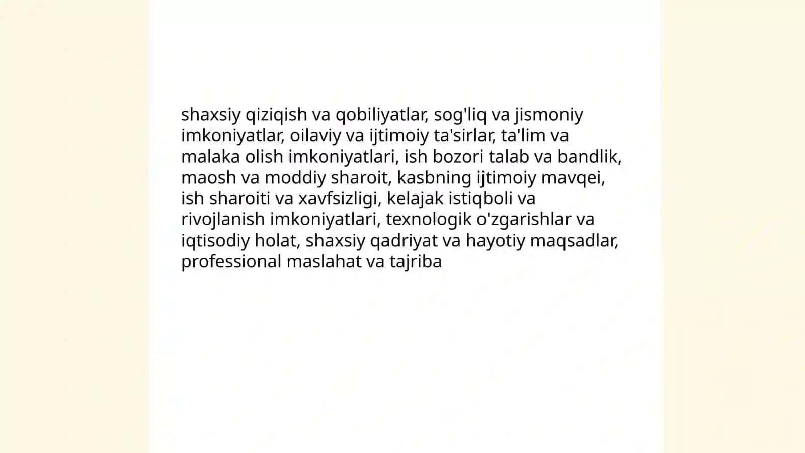 Inson va kasb 3