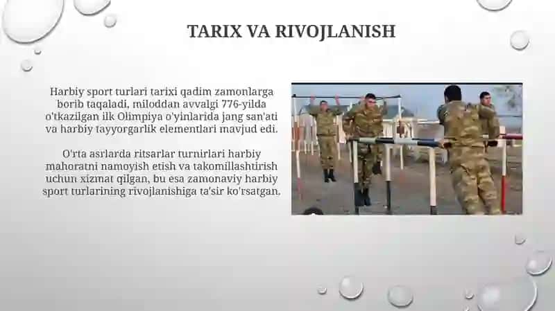 Harbiy sport turlari tarixi 3