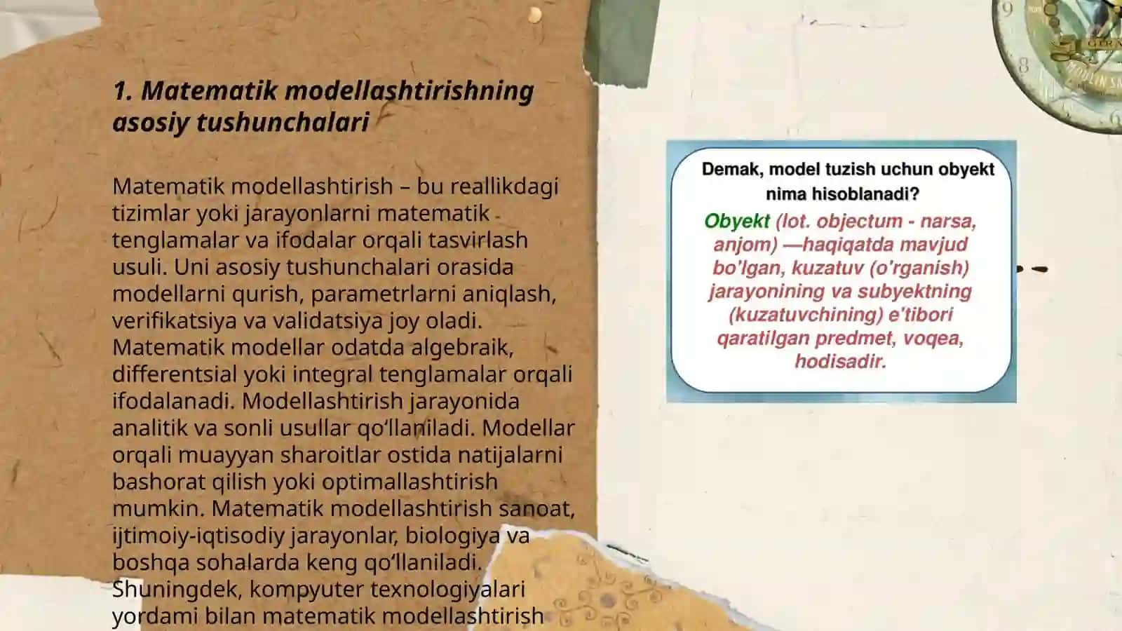 Matematik modellashtirish 3