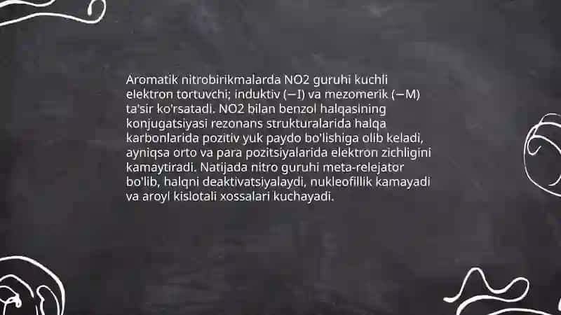 Aromatik nitrobirikmalar 3