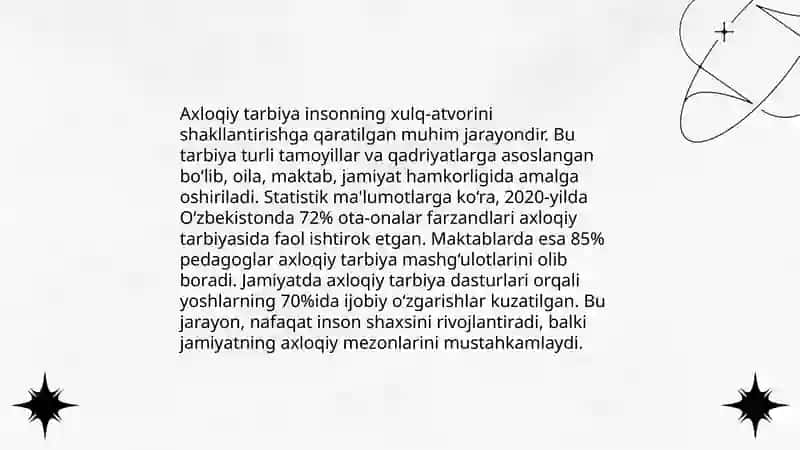 Axloqiy tarbiya 3