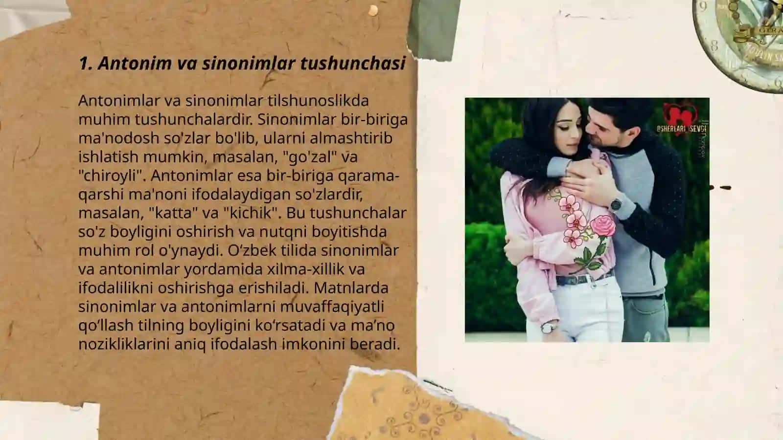 Antonim va sinonim so'zlar 3