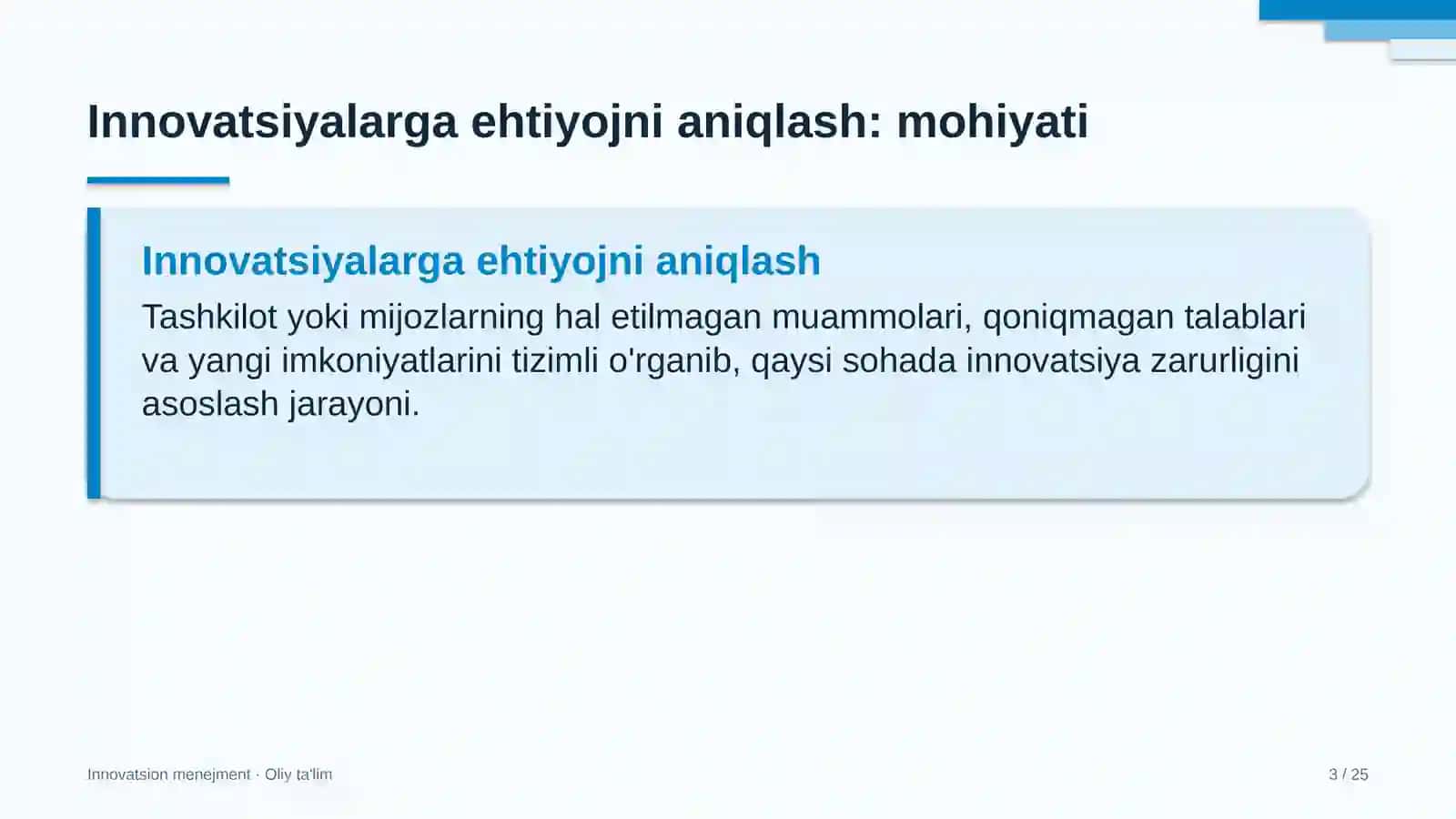 soatsozlik ustaxonalarida innovatsiyalarga bo'lgan ehtiyojni aniqlash 1465 3