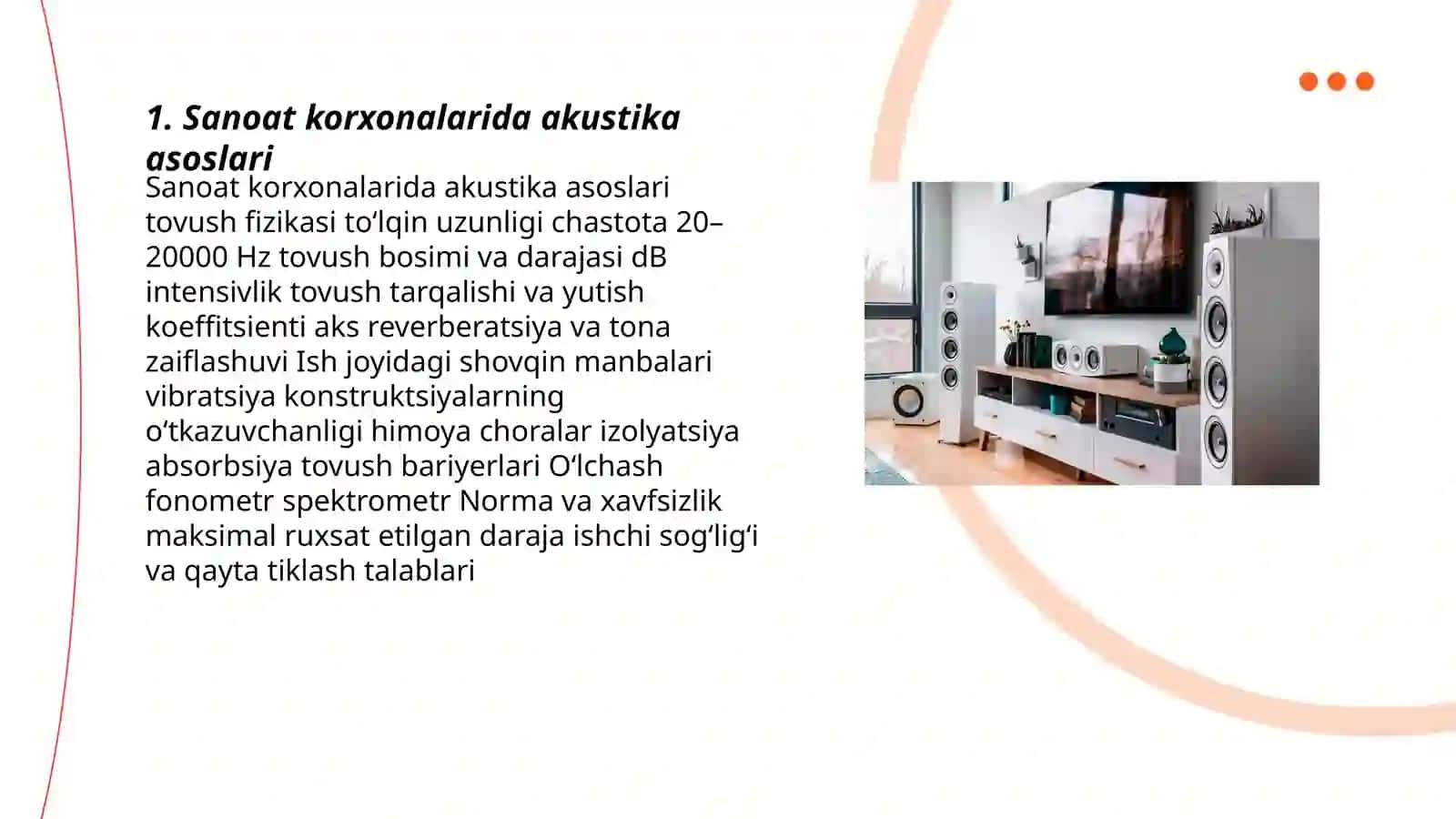 Sanoat korxonalarida akustika asoslari 3