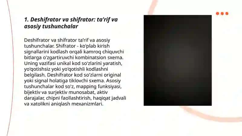 Deshifratorlar va shifratorlar 3