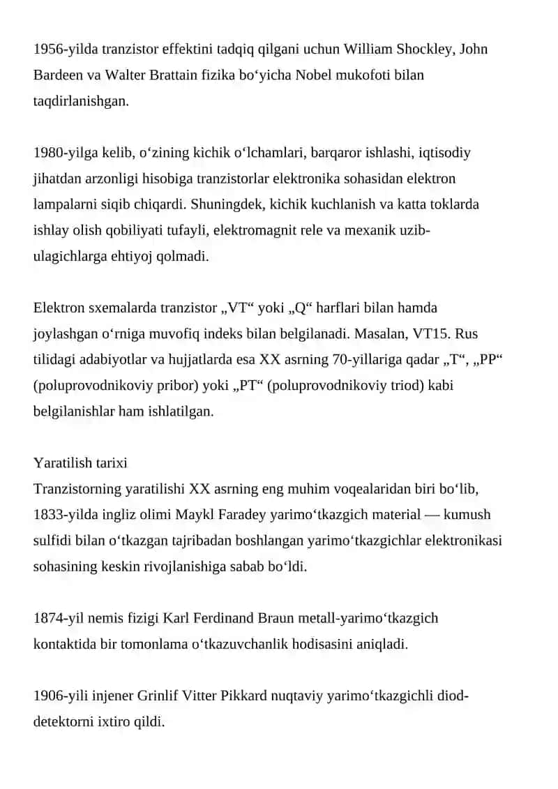 Tranzistorlar 3