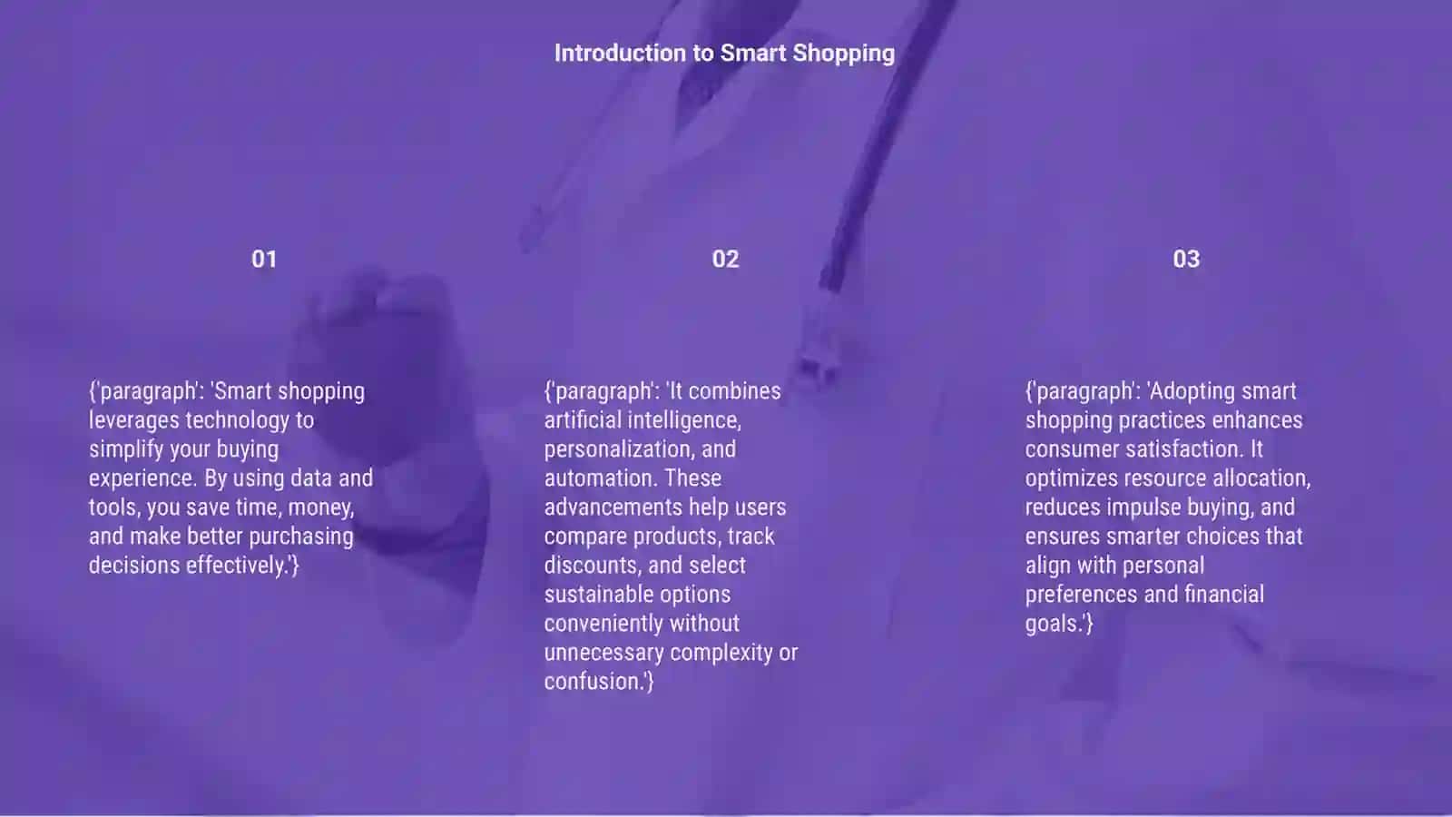 Smart Shopping 3