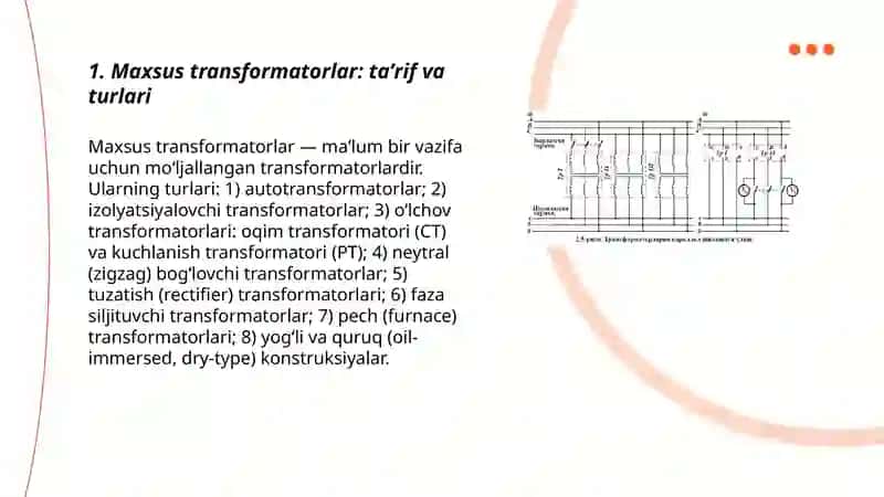 Maxsus transformatorlar 3