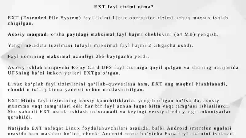EXT File System 3