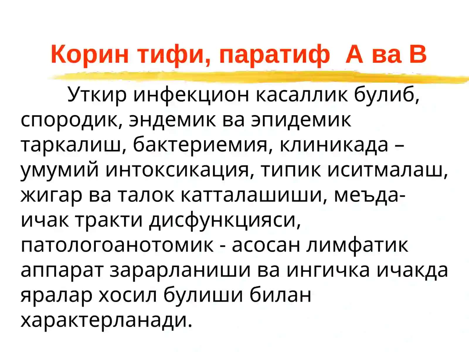 ICH TERLAMA QORIN TIFI  (typhus abdominalis) 3