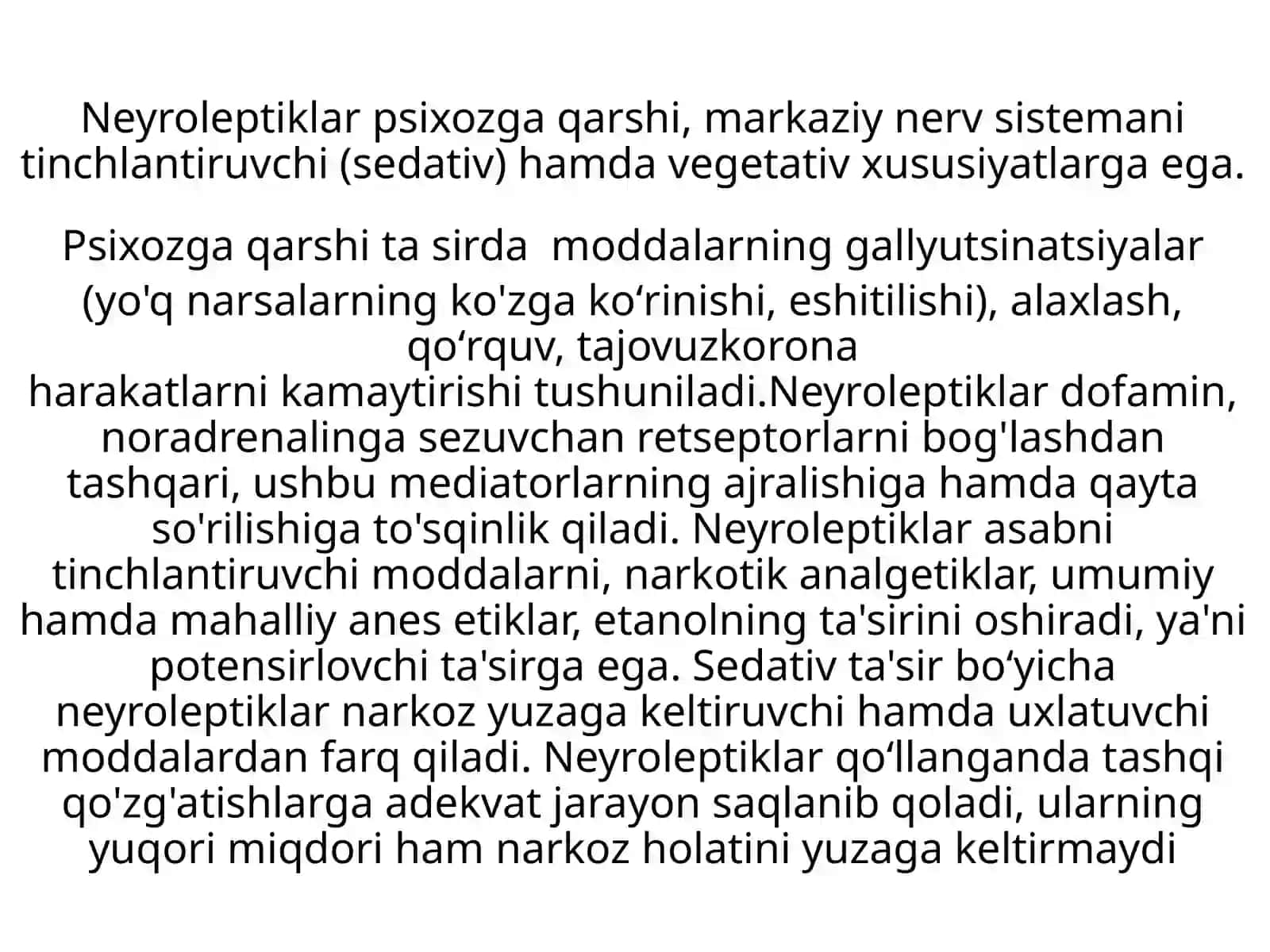 Neyroleptiklar 3