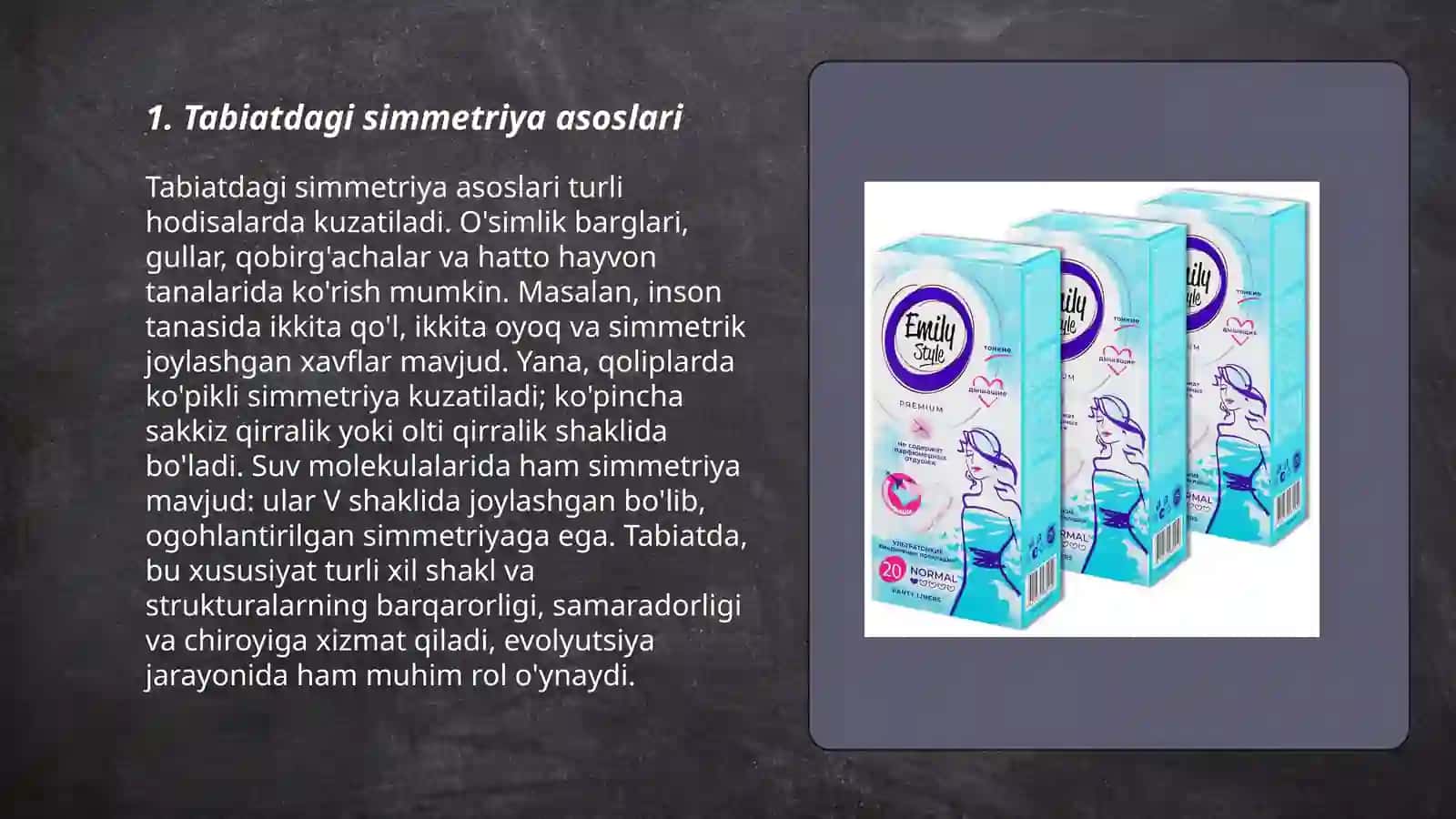 Tabiatdagi semmitriya 3