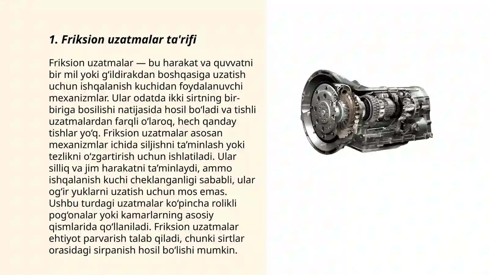 Firiksion uzatmalar 3