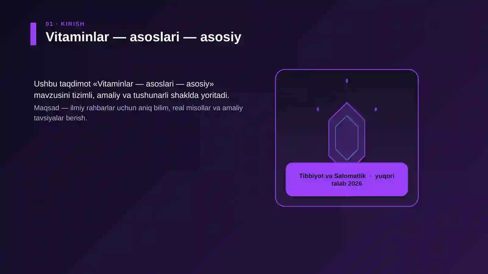 Vitaminlar — asoslari — asosiy 3