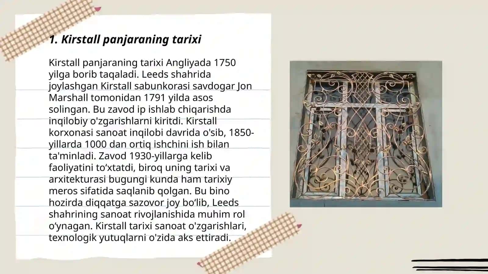 Kirstall panjara 3