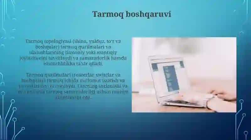 Kampyuter tarmoqlarining asosiy elementlari 3