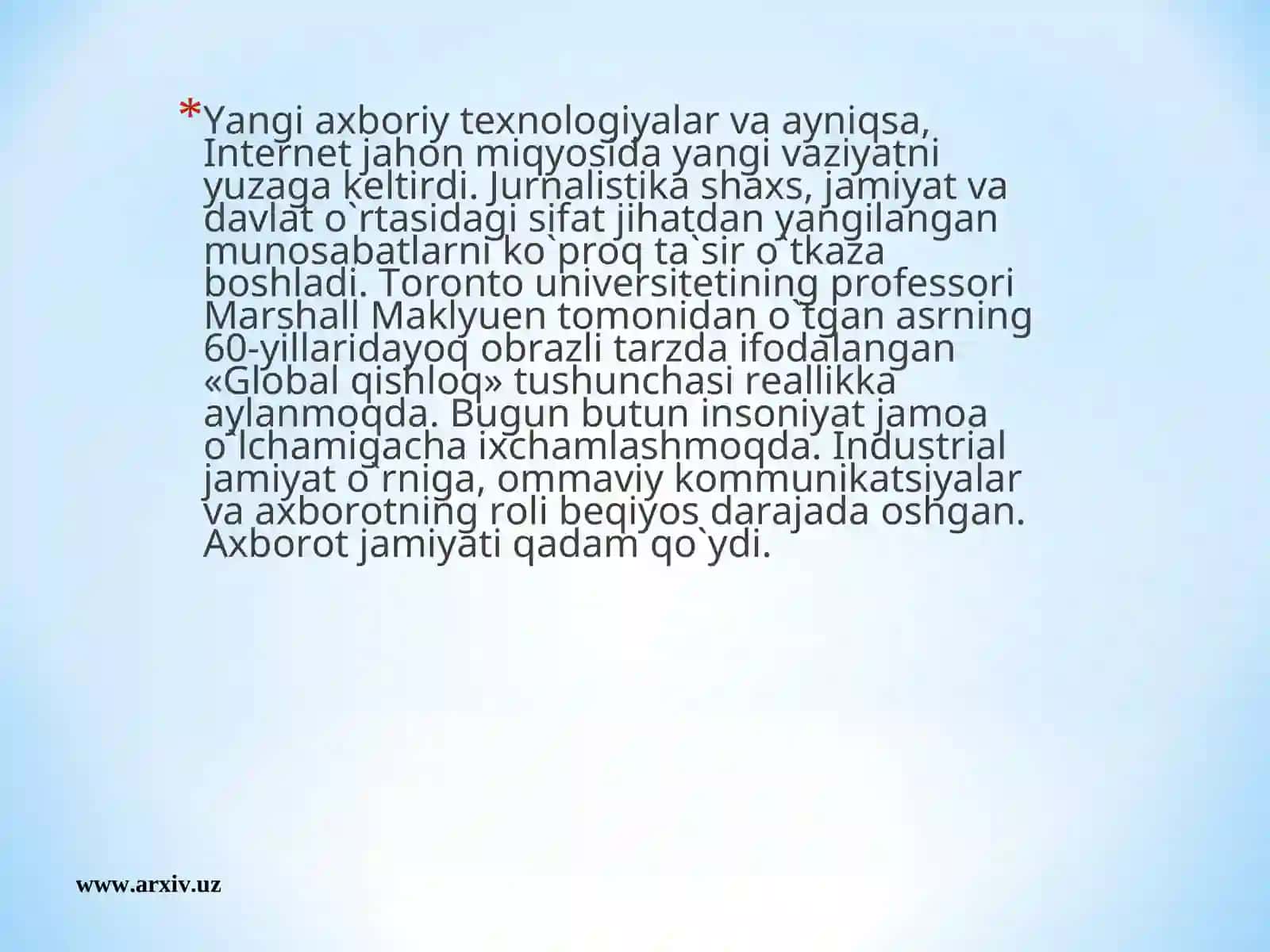 Yangi axboriy texnologiyalar va zamonaviy jurnalistika 3