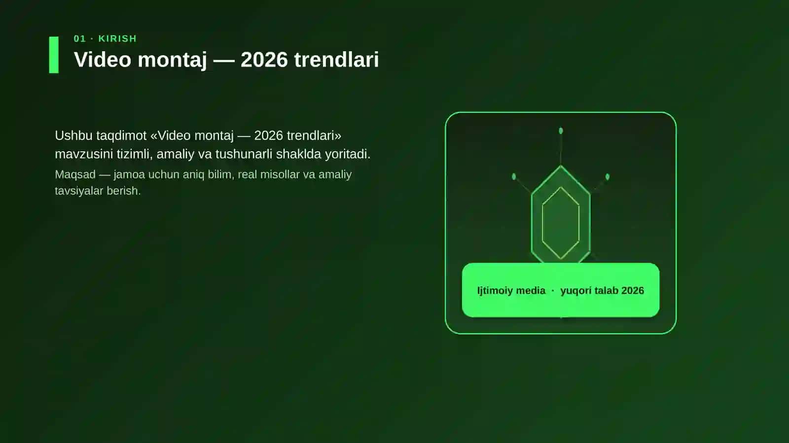 Video montaj — 2026 trendlari 3