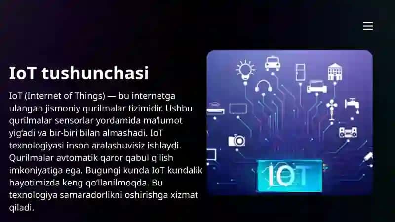 IoT va aqlli texnologiyalar 3