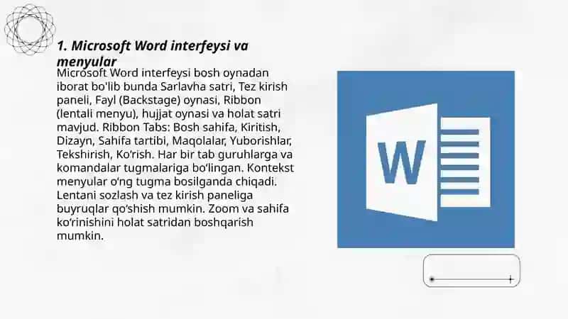 Microsoft Word dasturi 3