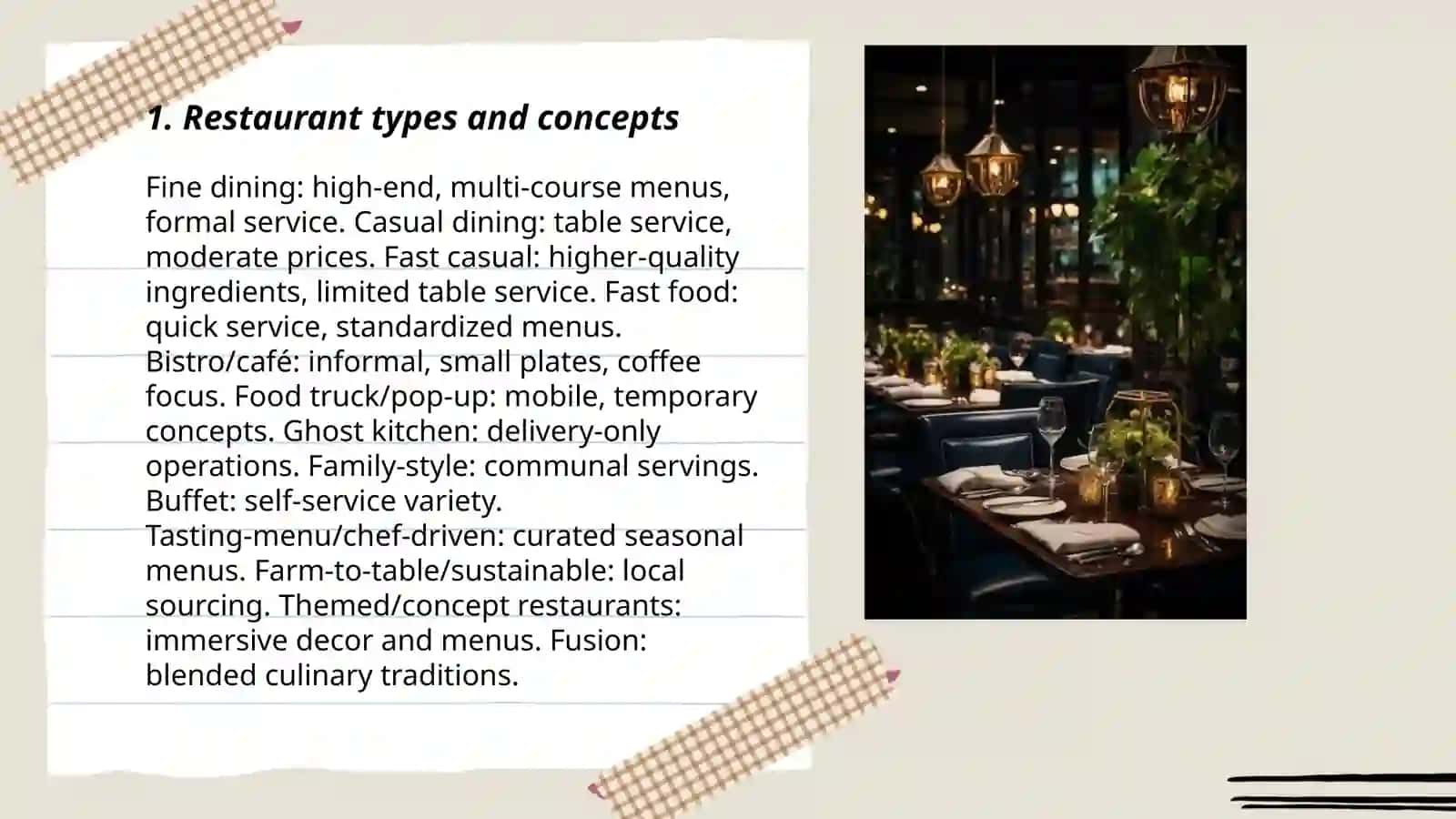 Restaurants Types and Concepts 3