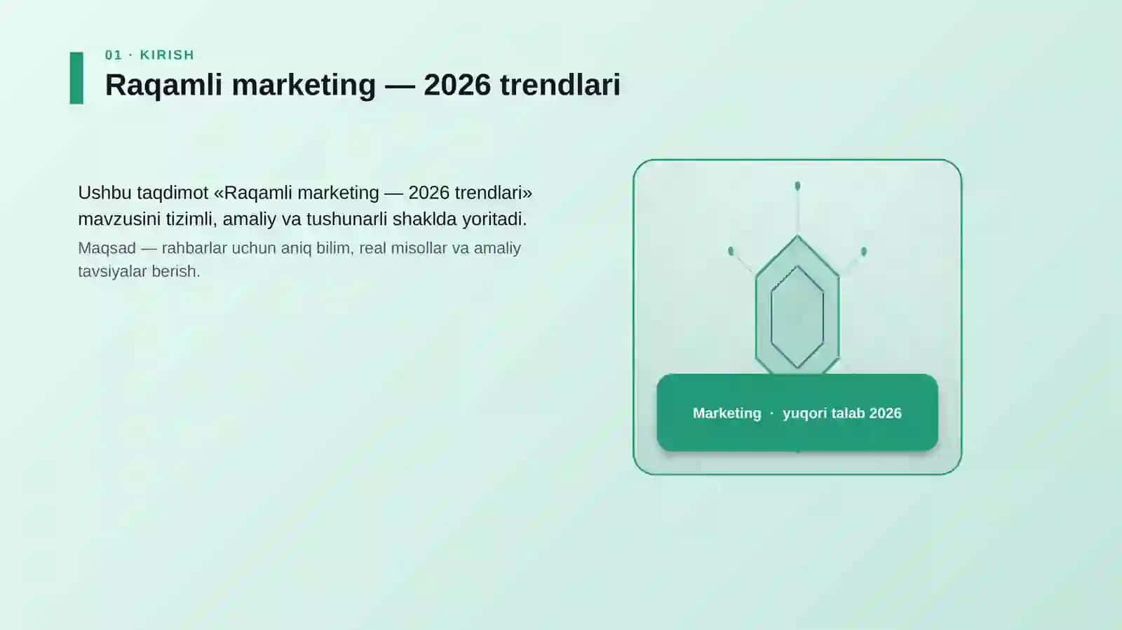 Raqamli marketing — 2026 trendlari 3
