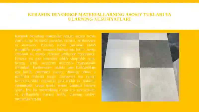 Keramik devor-bop materiallar jinslari 3