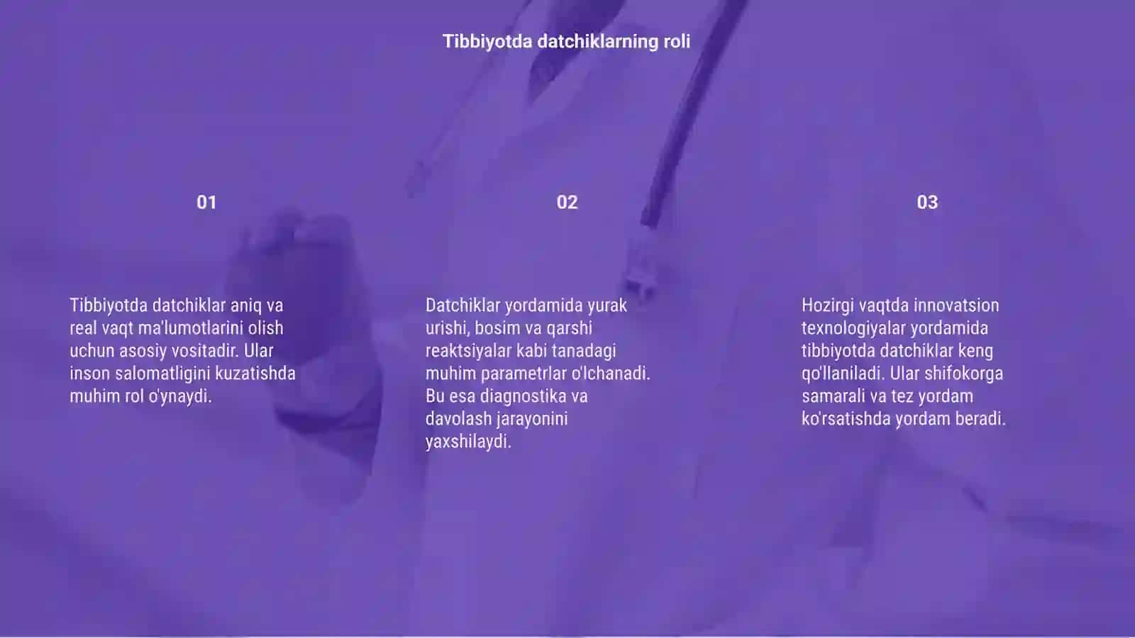 Tibbiyotda datchiklarning qoʻllanilishi 3