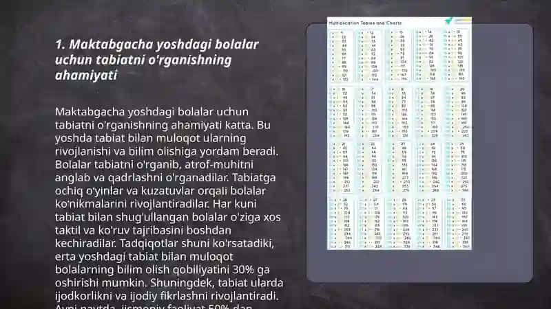 Maktabgacha yoshdagi bolalarni tabiat bilan tanishtirish yo'llari 3