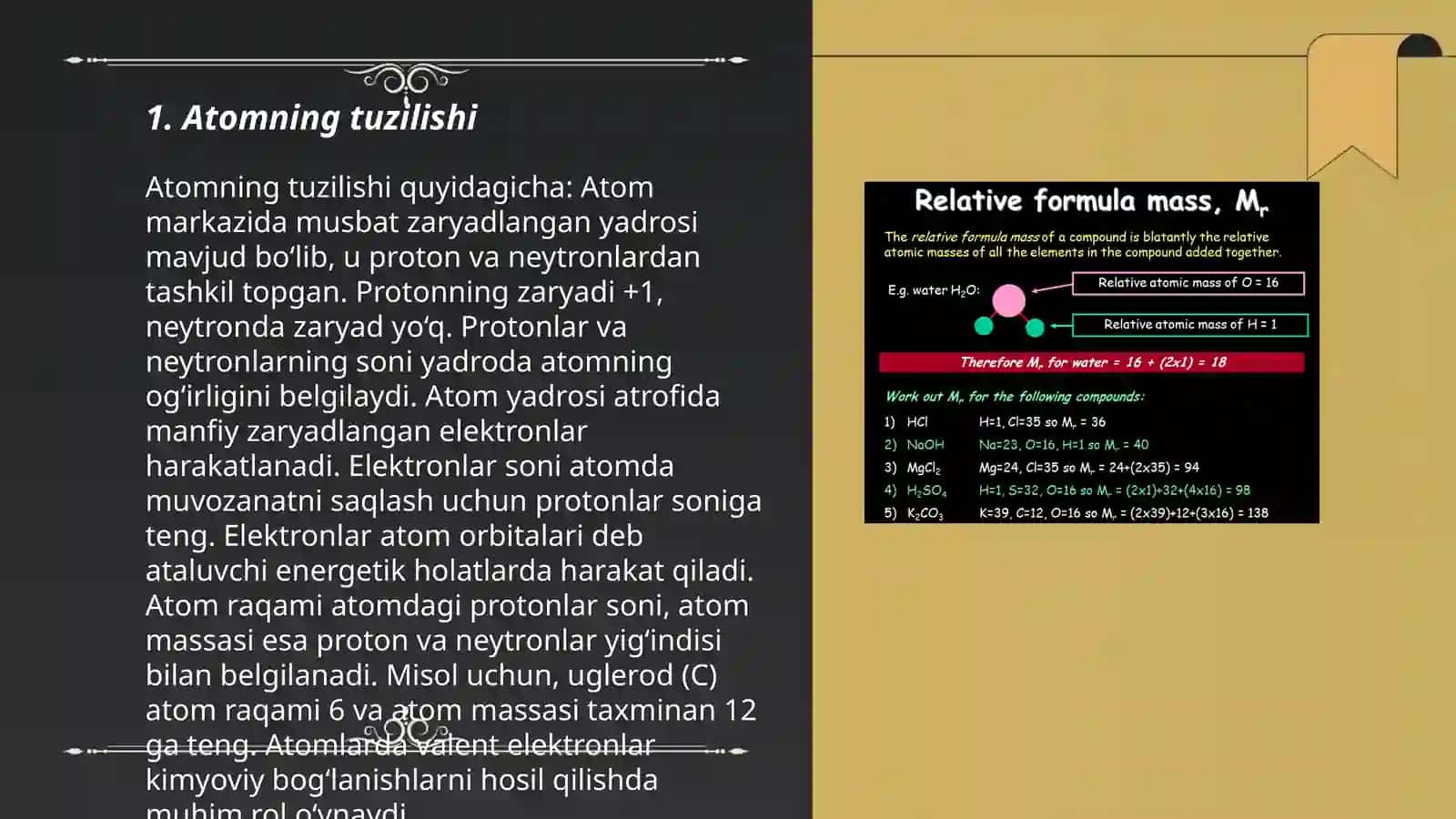Atom massa 3