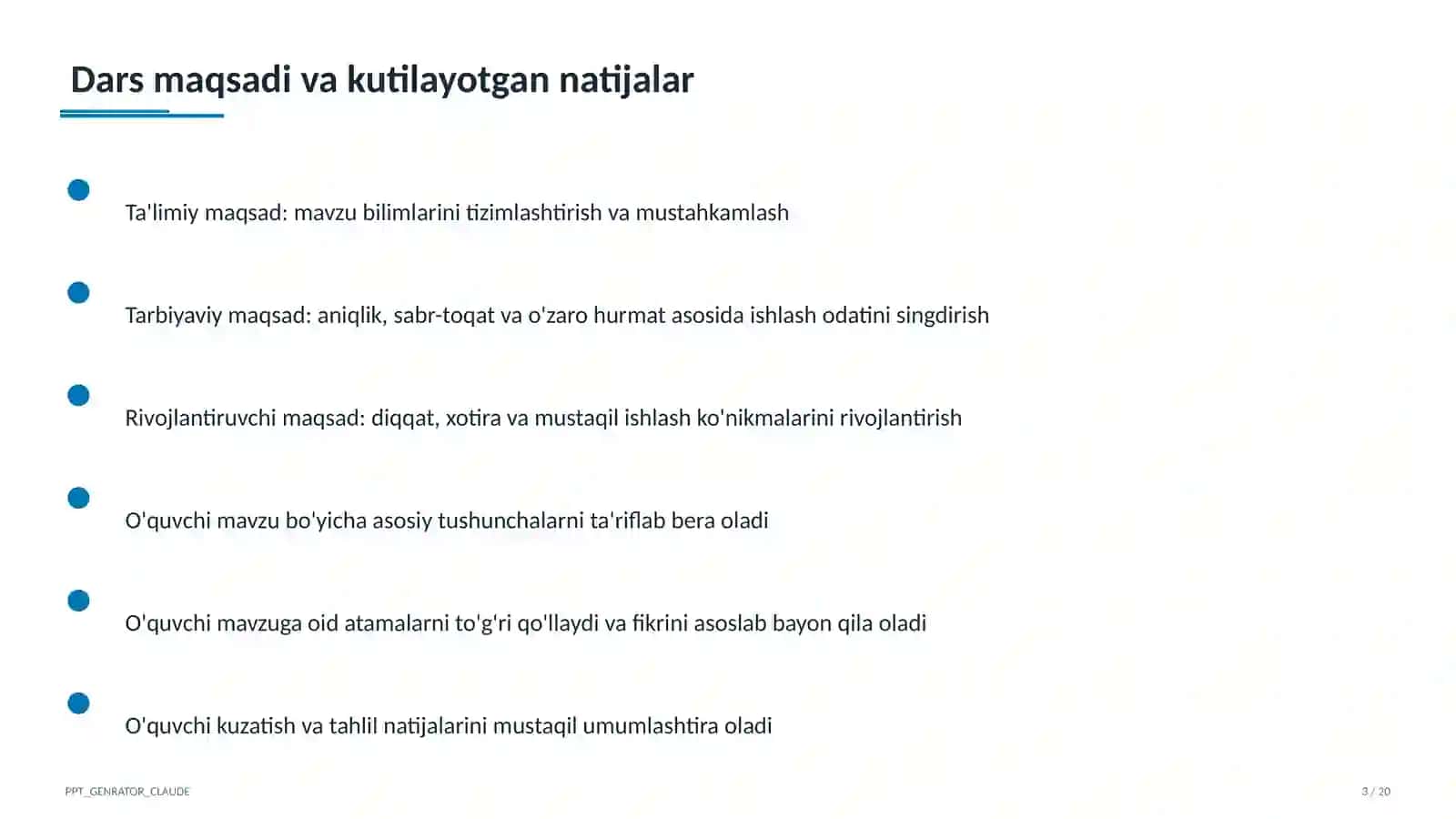 Uy hayvonlari va yovvoyi hayvonlar (1-sinf) 3