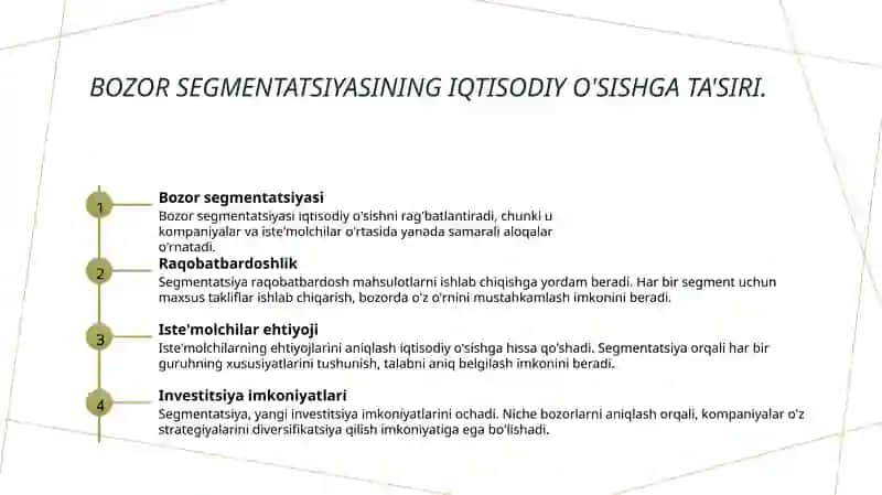 Bozor segmentatsiyasi 3