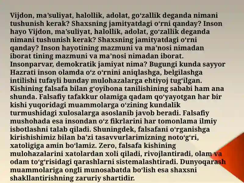 Dunyoqarash va uning strukturasi 3