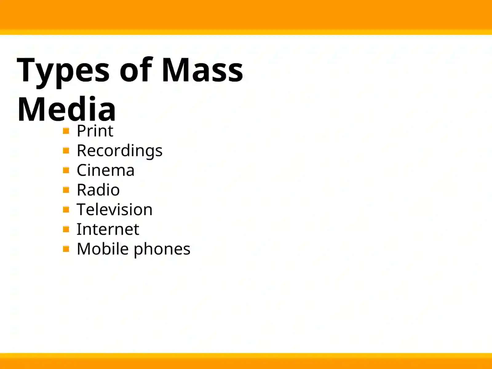 MASS MEDIA 3