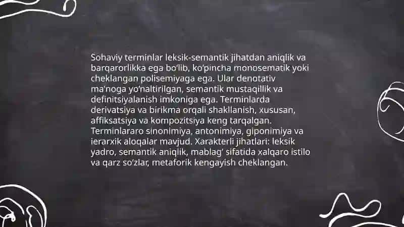 Sohaviy terminlar va ularning til xususiyatlari 3