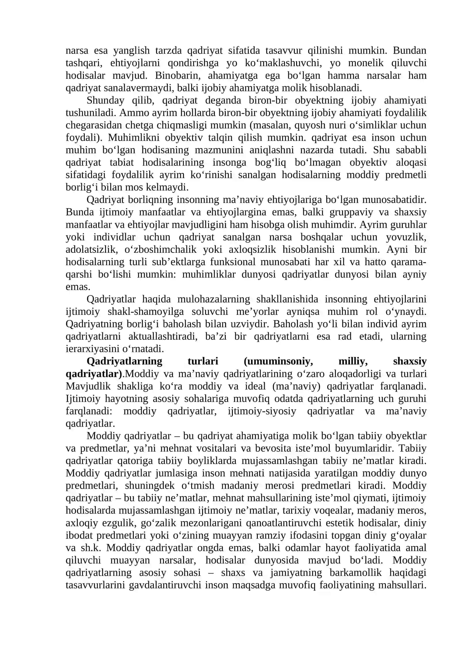 Qadriyatlar falsafasi (aksiologyia) 3