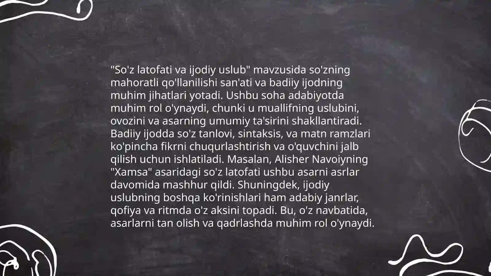 So'z latofati va ijodiy uslub 3