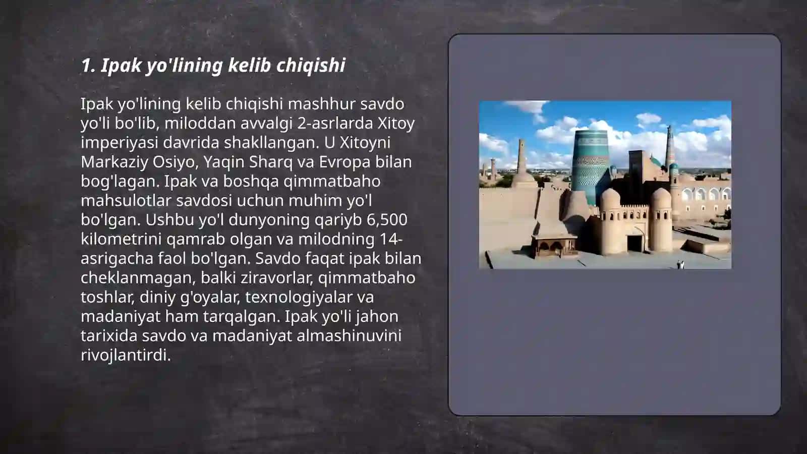 Markaziy Osiyoning qadimgi davr savdo yo'llari 3