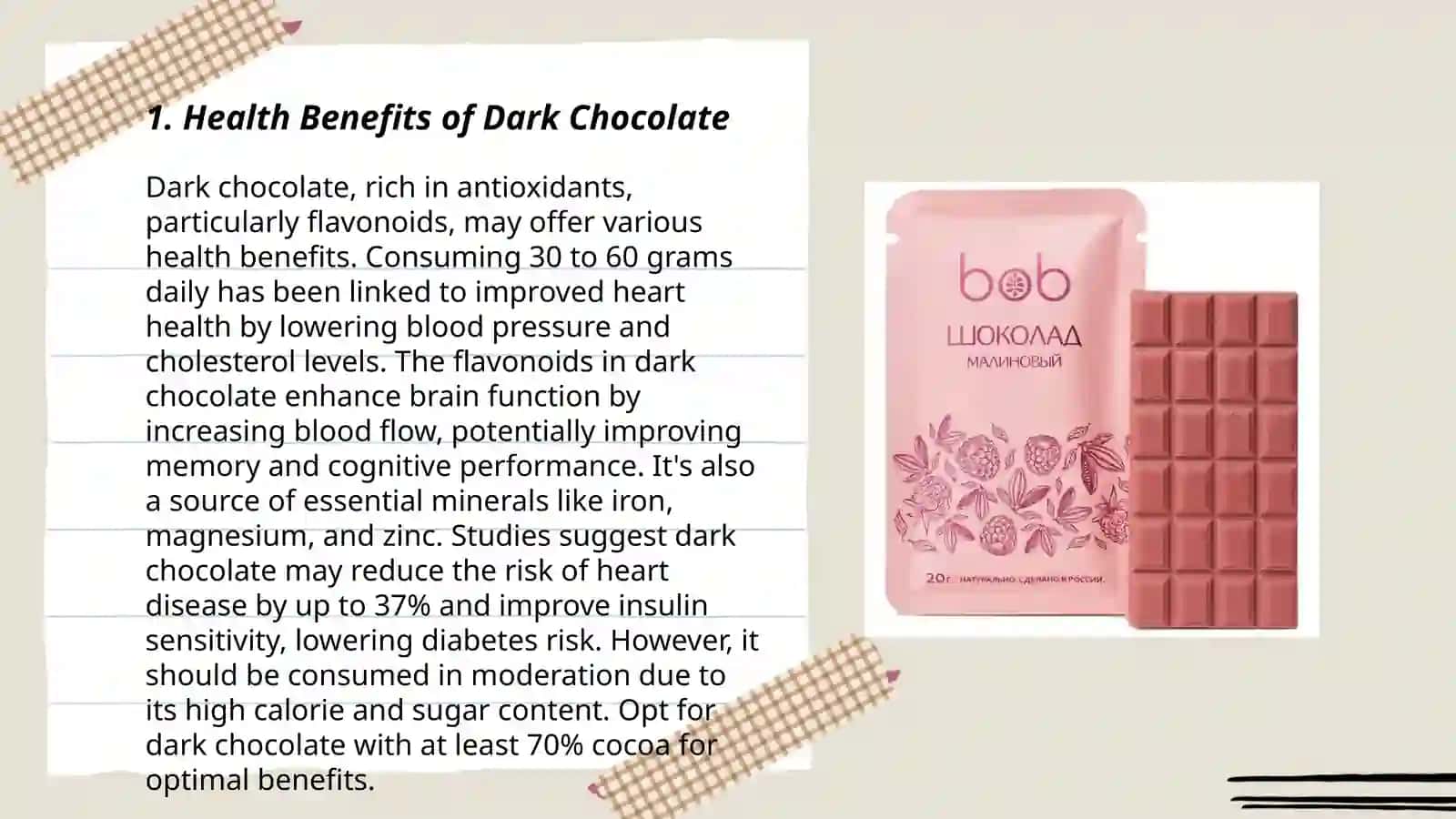 Dark Chocolate Health Benefits 3