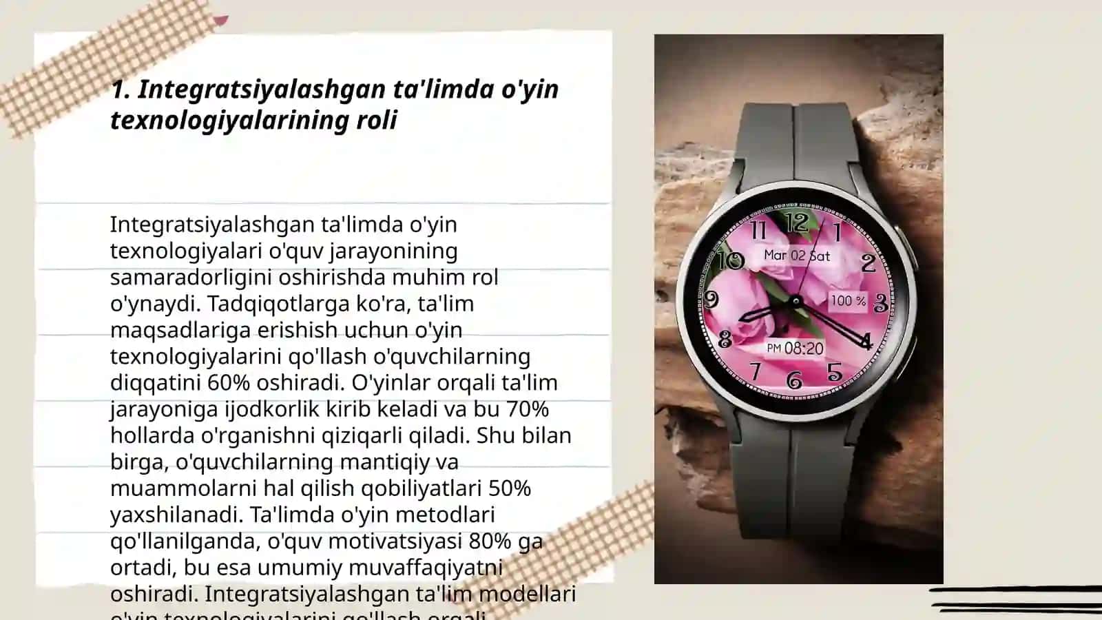 Integratsiyalashgan ta'limda o'yin texnologiyasi 3