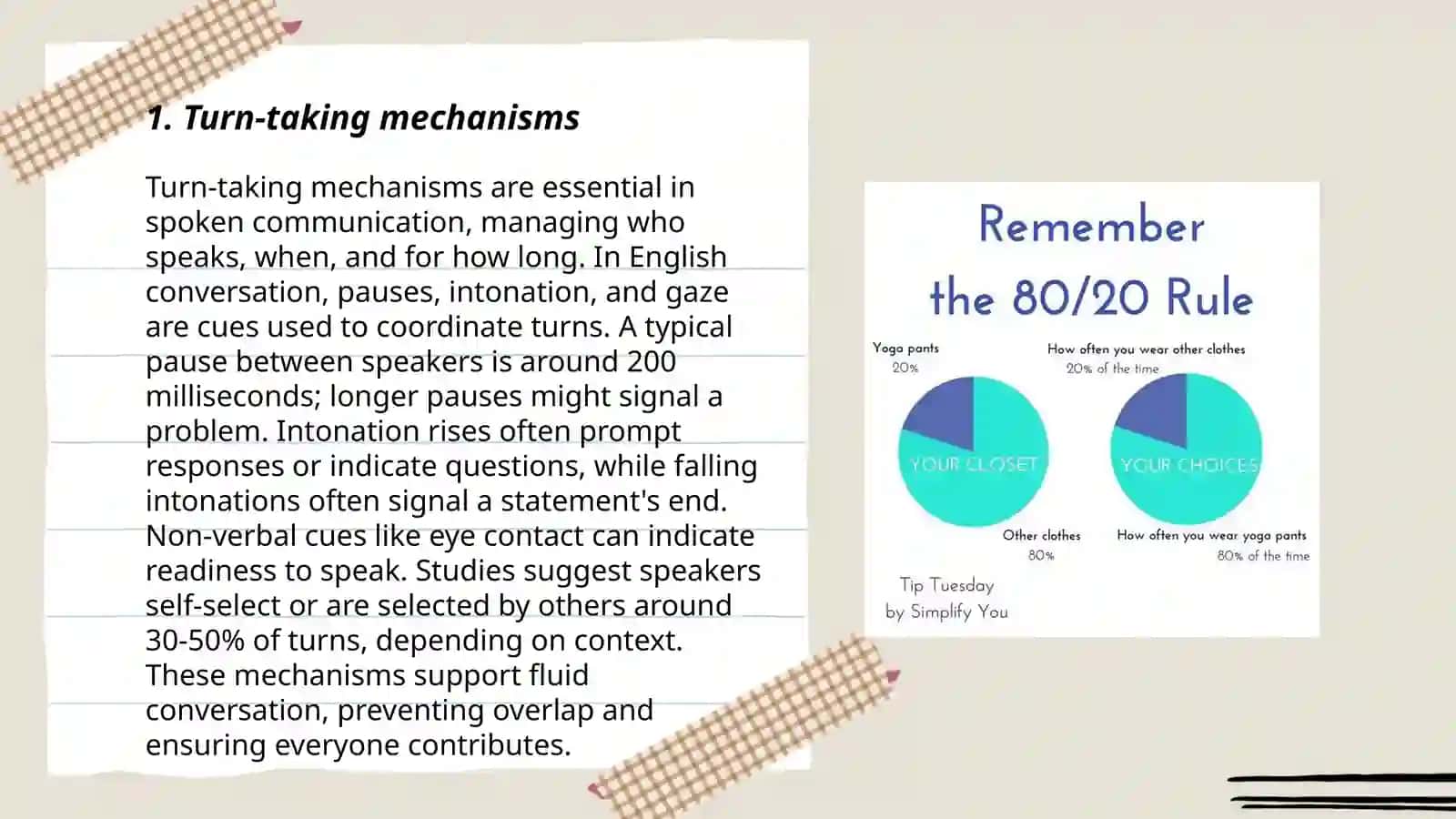 Conversational rules in the English language 3