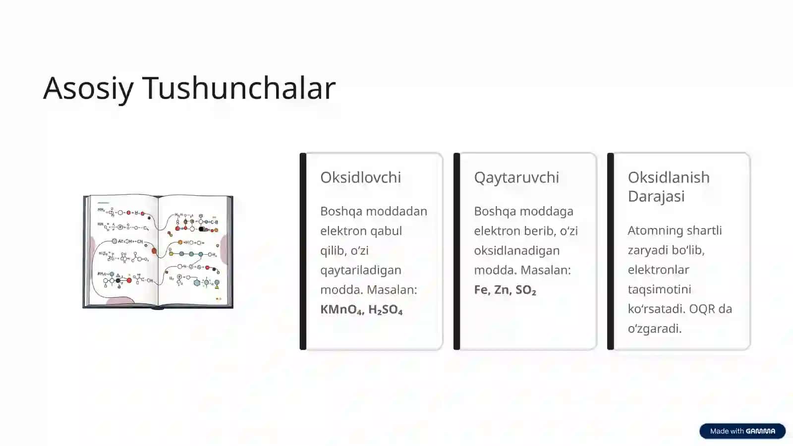 Oksidlanish-Qaytarilish Reaksiyalari 3