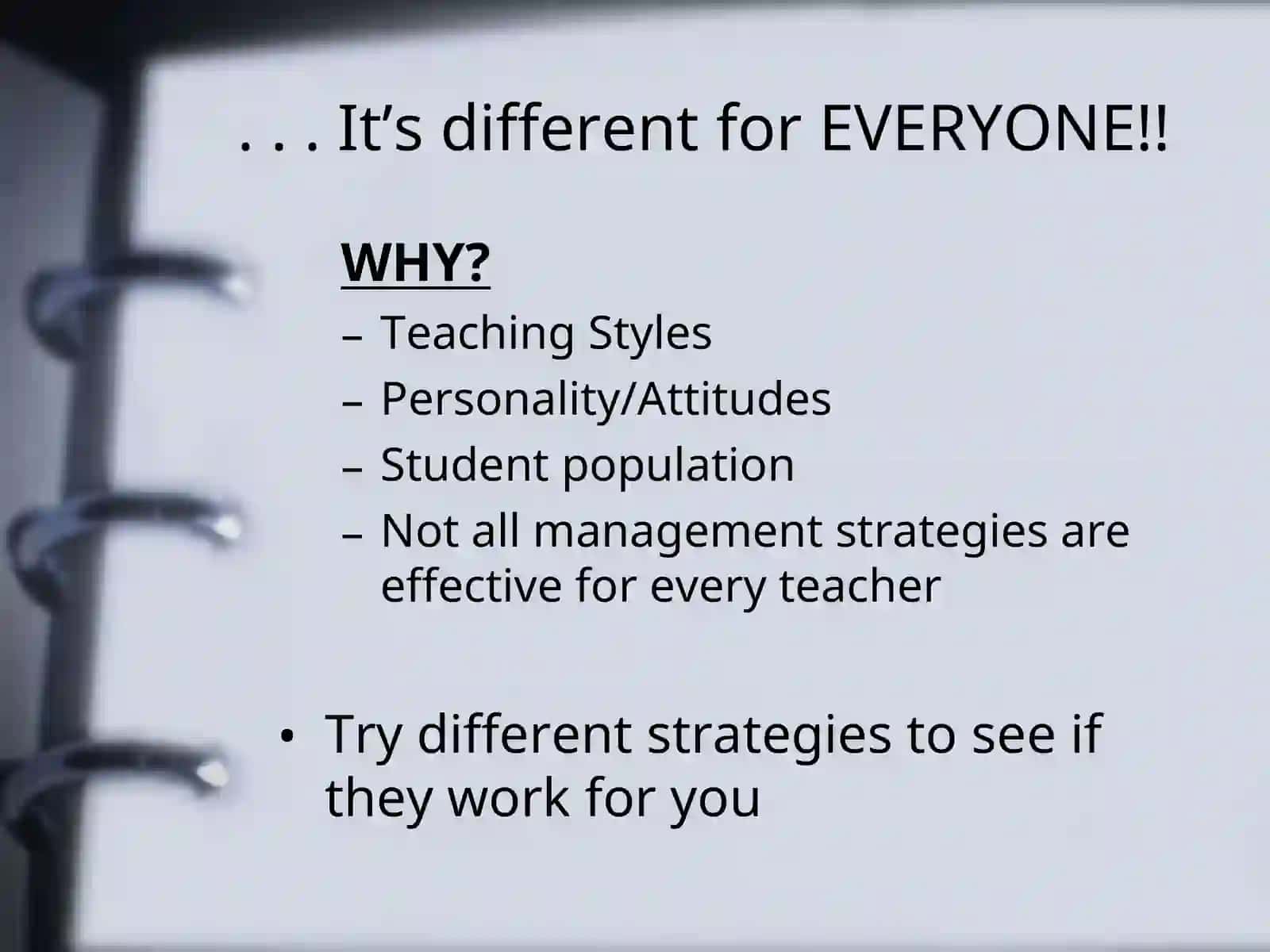 Classroom Management 3